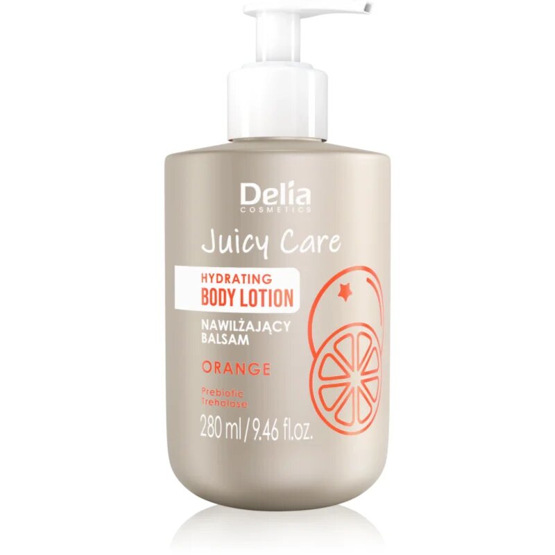 Delia Cosmetics Juicy Care Orange hidratáló testápoló tej 280 ml
