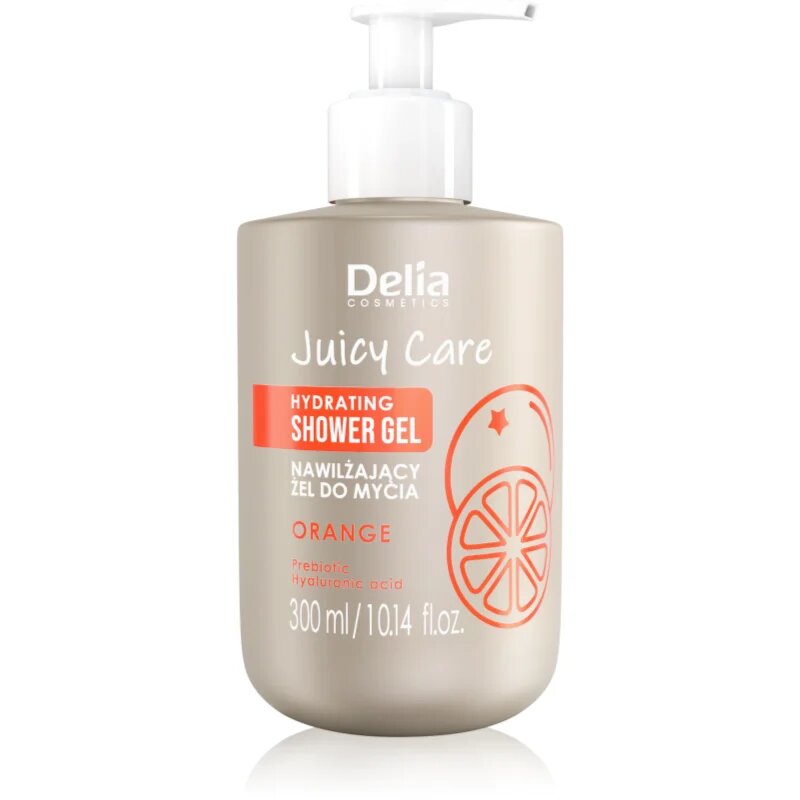 Delia Cosmetics Juicy Care Orange hidratáló tusoló gél 300 ml