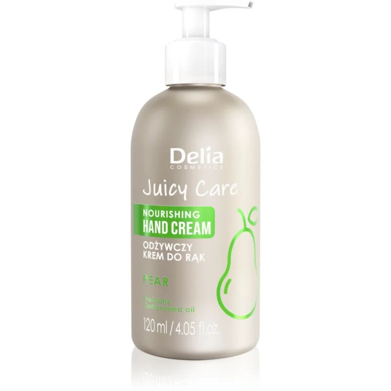 Delia Cosmetics Juicy Care Pear tápláló krém kézre 120 ml