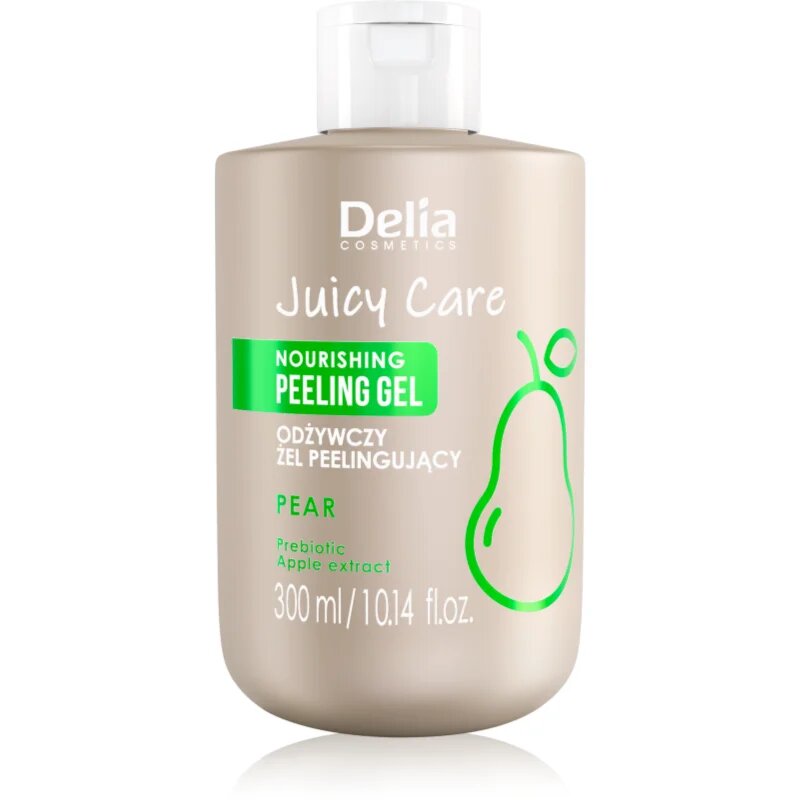 Delia Cosmetics Juicy Care Pear tápláló testpeeling 300 ml