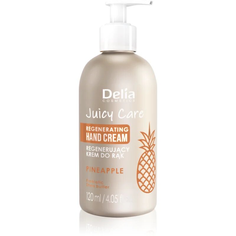 Delia Cosmetics Juicy Care Pineapple regeneráló kézkrém 120 ml