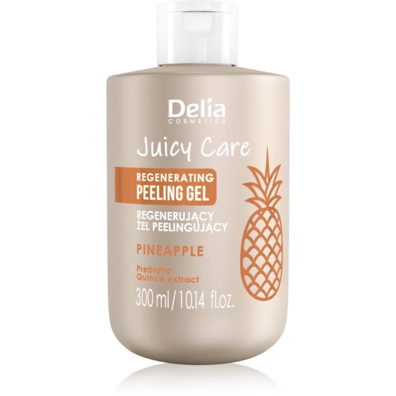 Delia Cosmetics Juicy Care Pineapple testpeeling regeneráló hatással 300 ml