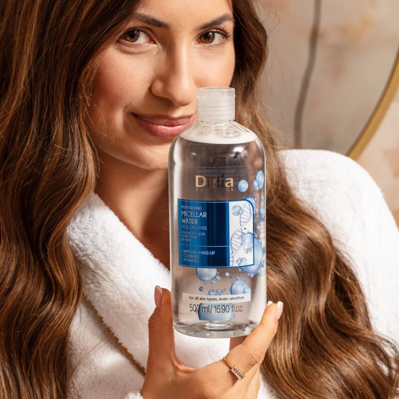 Delia Cosmetics Micellar Water Hyaluronic Acid micellás hidratáló víz 500 ml