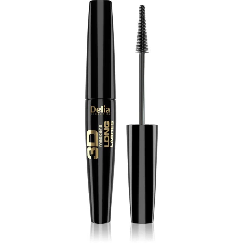 Delia Cosmetics Mix&Match 3D Long Lashes szempillaspirál a dús pillákért árnyalat Black 12 ml