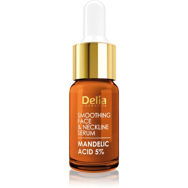 Delia Cosmetics Professional Face Care Mandelic Acid kisimító szérum mandula savval arcra nyakra és dekoltázsra 10 ml