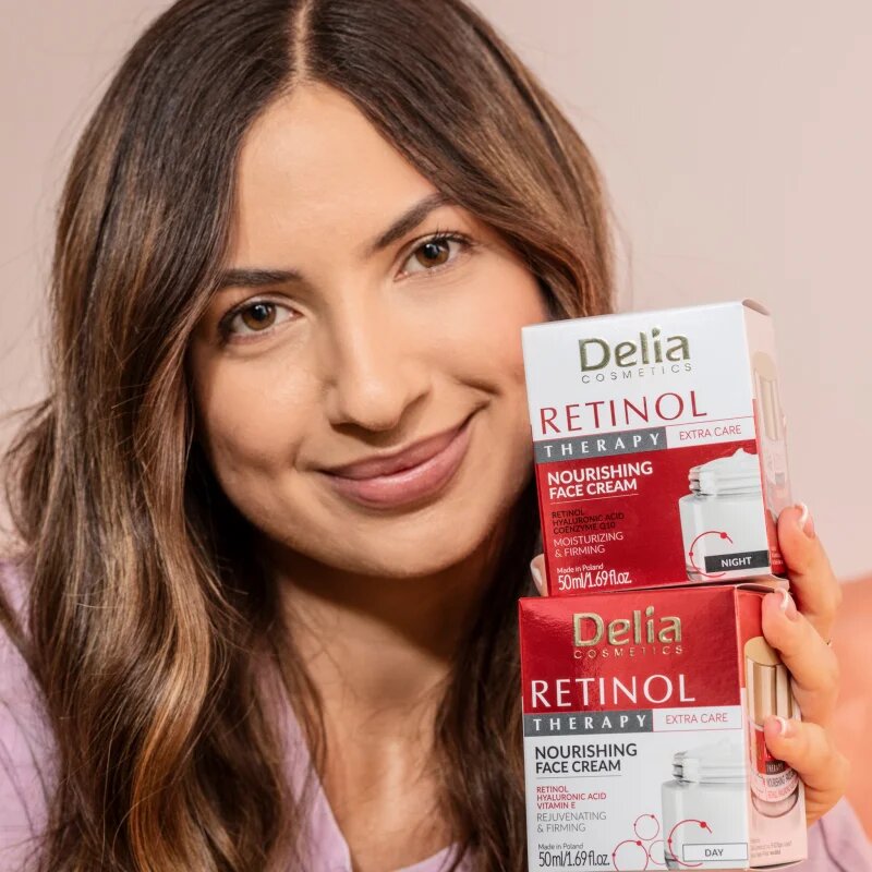 Delia Cosmetics Retinol Therapy feszesítő és tápláló krém 50 ml