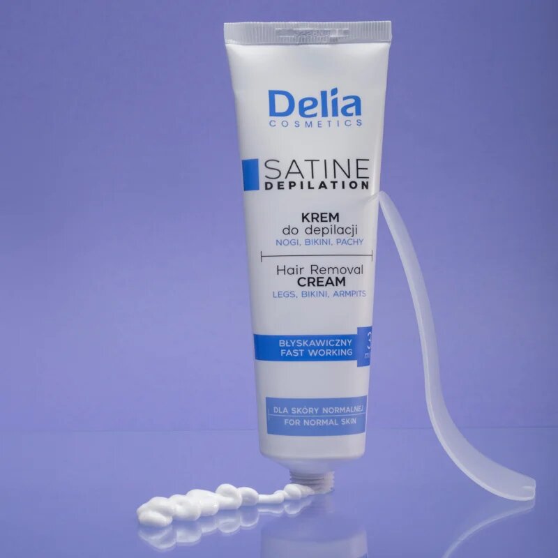Delia Cosmetics Satine Depilation 3 min Fast Working szőrtelenítő krém 100 ml