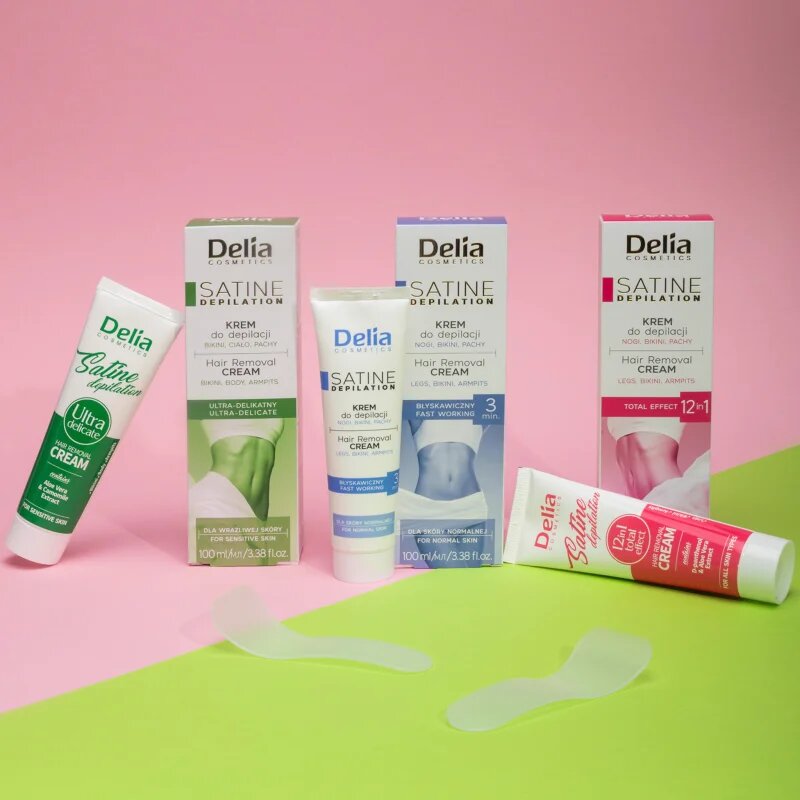 Delia Cosmetics Satine Depilation 3 min Fast Working szőrtelenítő krém 100 ml