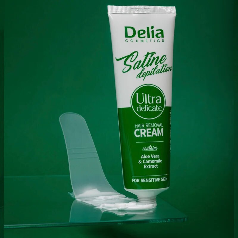 Delia Cosmetics Satine Depilation Ultra-Delicate szőrtelenítő krém az érzékeny bőrre