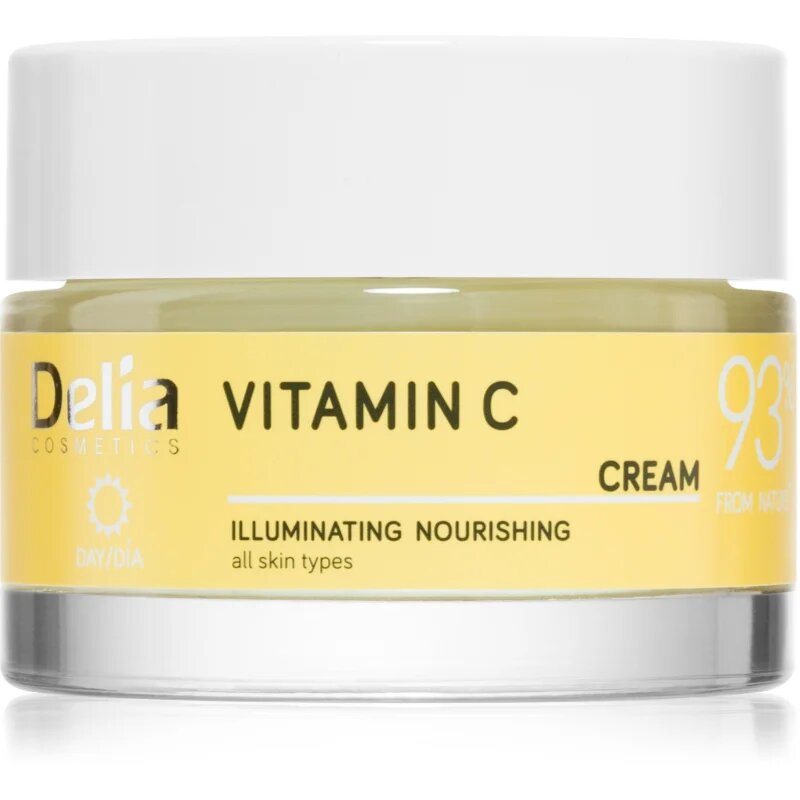 Delia Cosmetics Vitamin C élénkítő nappali krém az arcra 50 ml