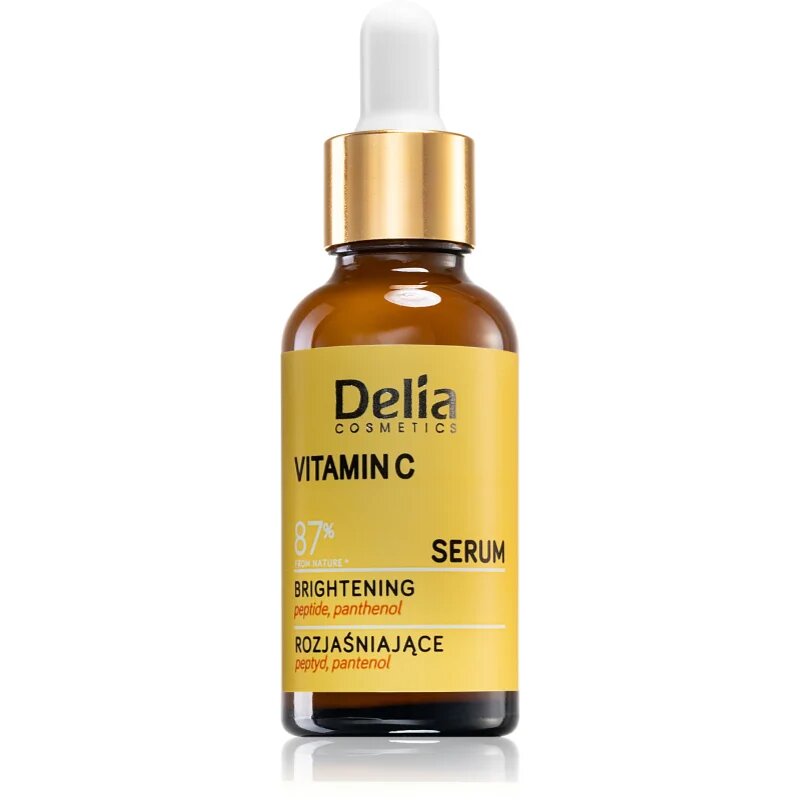 Delia Cosmetics Vitamin C élénkítő szérum arcra nyakra és dekoltázsra 30 ml