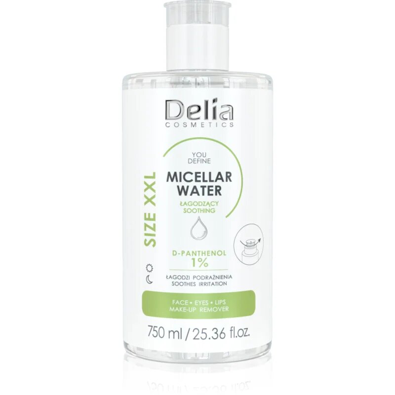 Delia Cosmetics You Define nyugtató micellás víz 750 ml