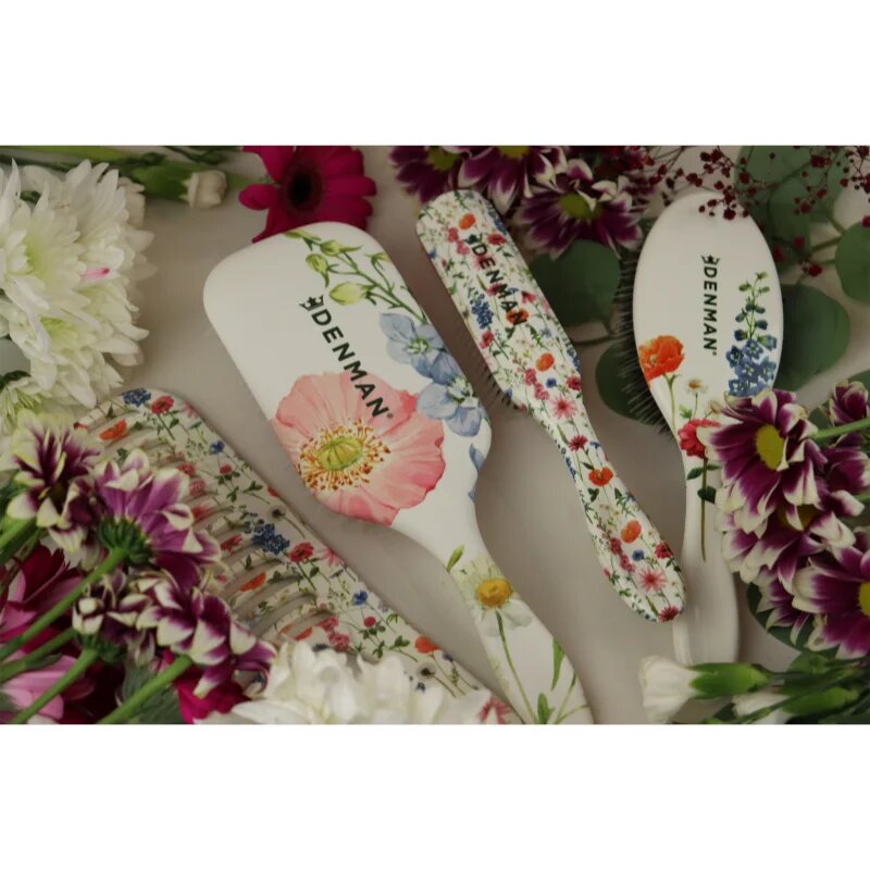 Denman Floral Fantasies D3 Original Styler & Curl Definer fésű 1 db