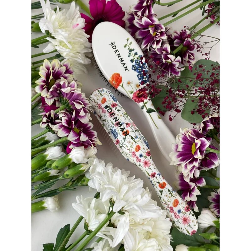 Denman Floral Fantasies D81M Style & Shine Brush hajkefe 1 db