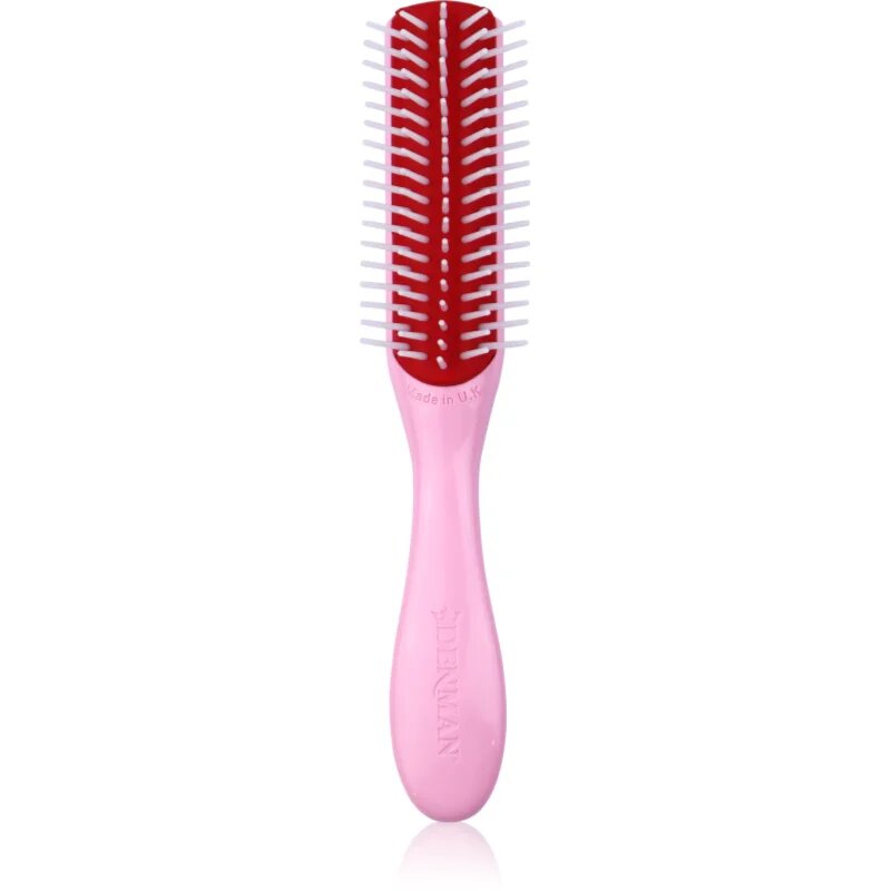 Denman Style D14 The Mini Curl Definer & Styler hajformázó fésű hajra Pink Crush 1 db