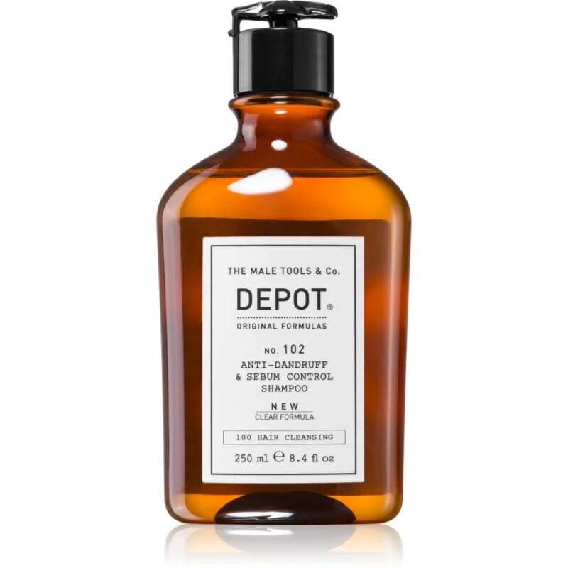 Depot 100 HAIR CLEANSING NO. 102 PURIFYING & SEBUM CONTROL sampon a zsíros fejbőr helyreállításához 250 ml