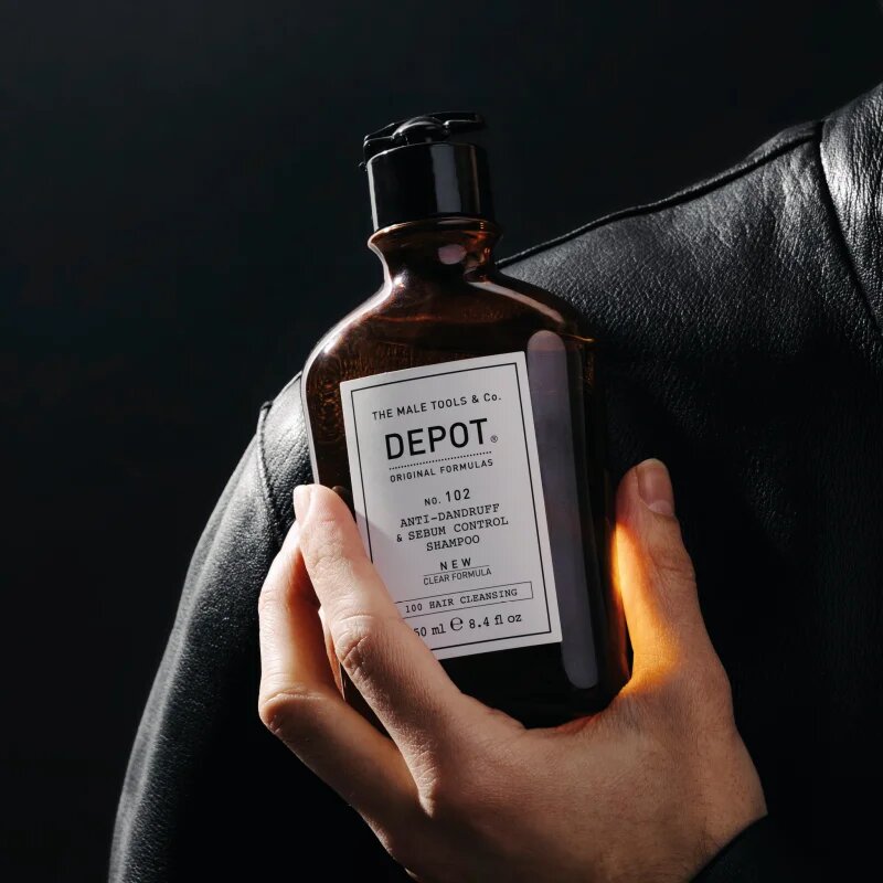 Depot 100 HAIR CLEANSING NO. 102 PURIFYING & SEBUM CONTROL sampon a zsíros fejbőr helyreállításához 250 ml