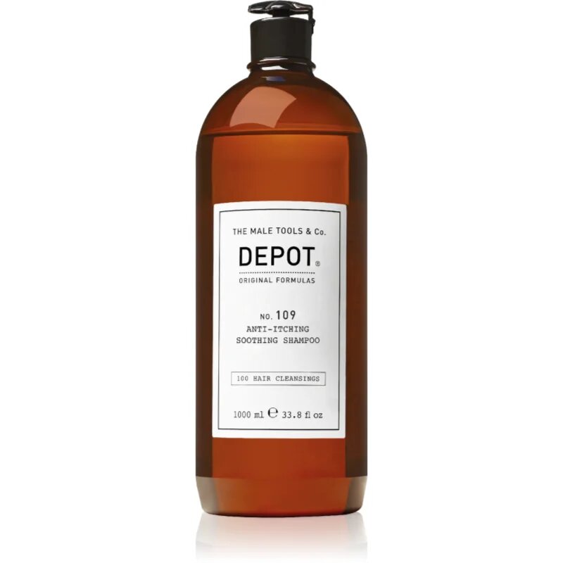 Depot 100 HAIR CLEANSING NO. 109 ANTI-ITCHING SOOTHING SHAMPOO nyugtató sampon irritáció és viszketés ellen 1000 ml