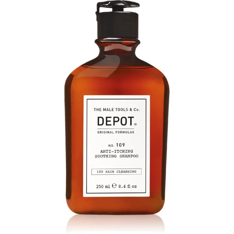 Depot 100 HAIR CLEANSING NO. 109 ANTI-ITCHING SOOTHING SHAMPOO nyugtató sampon irritáció és viszketés ellen 250 ml