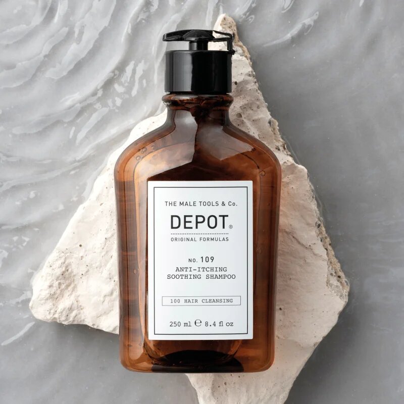 Depot 100 HAIR CLEANSING NO. 109 ANTI-ITCHING SOOTHING SHAMPOO nyugtató sampon irritáció és viszketés ellen 250 ml