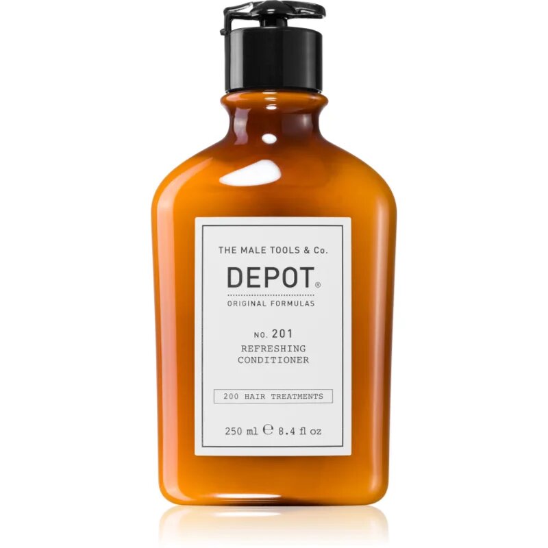 Depot 200 HAIR TREATMENTS NO. 201 REFRESHING CONDITIONER hidratáló kondicionáló a fénylő és selymes hajért 250 ml