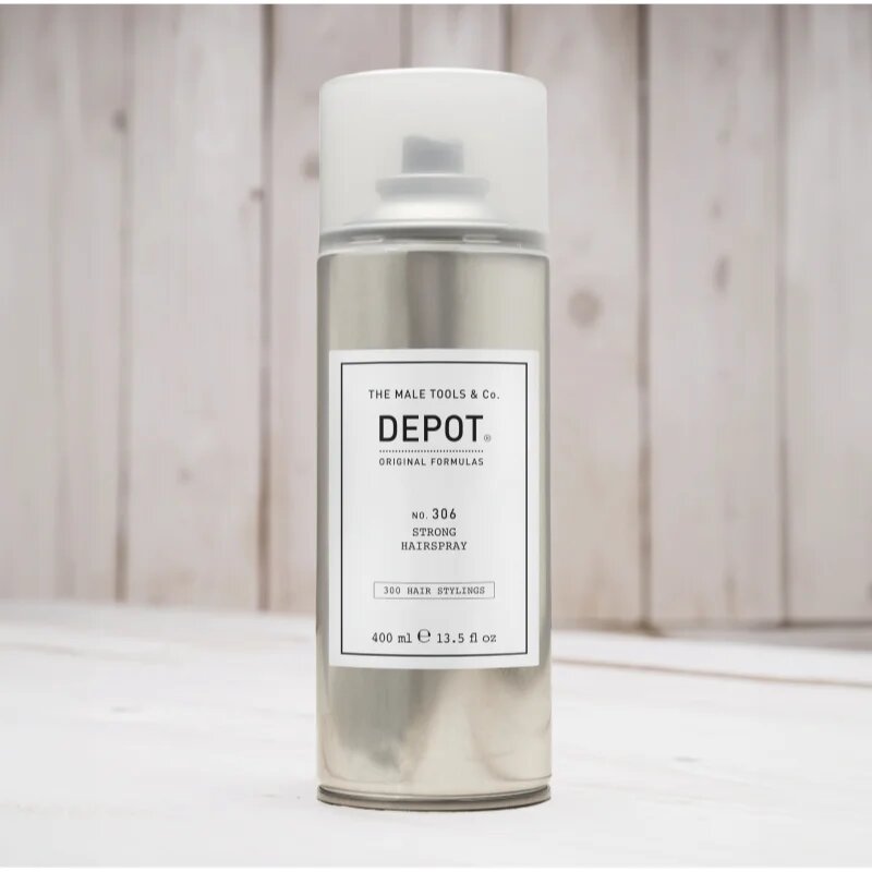 Depot 300 HAIR STYLING NO. 306 STRONG HAIRSPRAY hajlakk erős fixálással 400 ml
