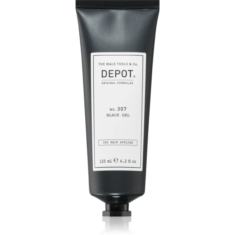 Depot 300 HAIR STYLING NO. 307 BLACK GEL styling gél sötét hajra 125 ml