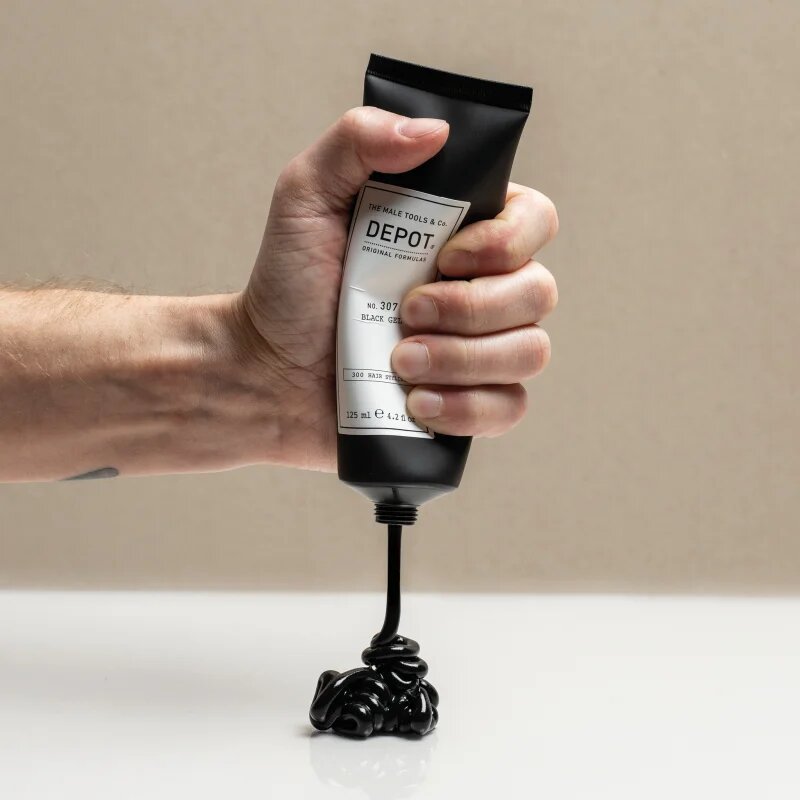 Depot 300 HAIR STYLING NO. 307 BLACK GEL styling gél sötét hajra 125 ml