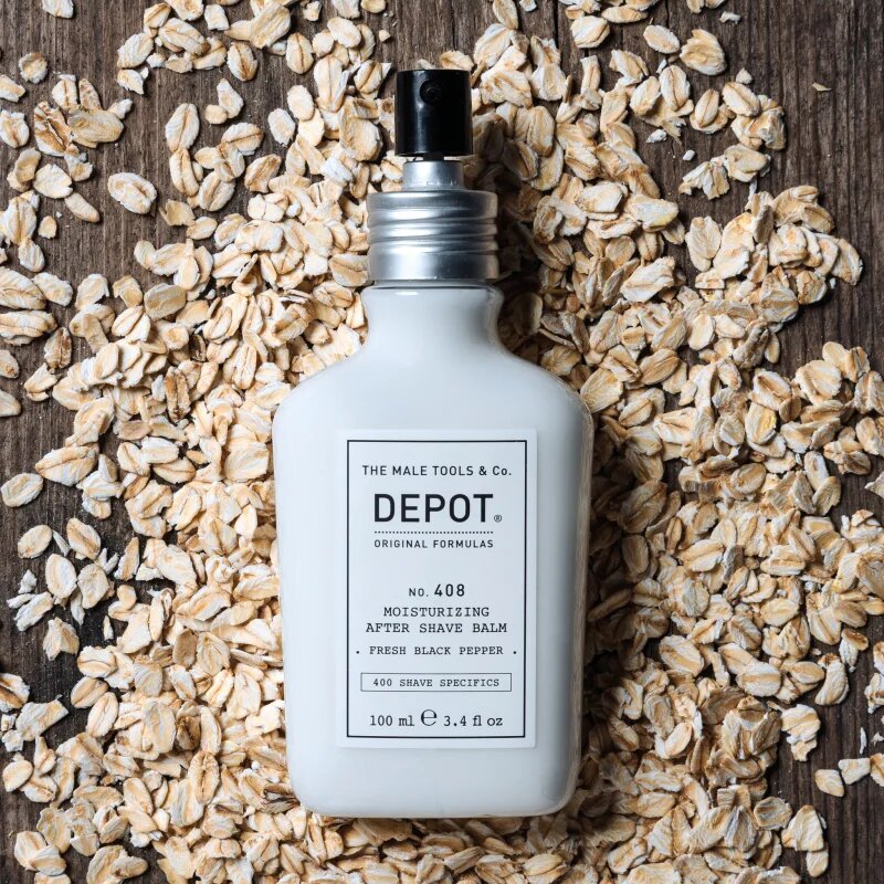 Depot 400 SHAVE SPECIFICS NO. 408 MOISTURIZING AFTER SHAVE BALM hidratáló balzsam borotválkozás után Fresh Black Pepper 100 ml