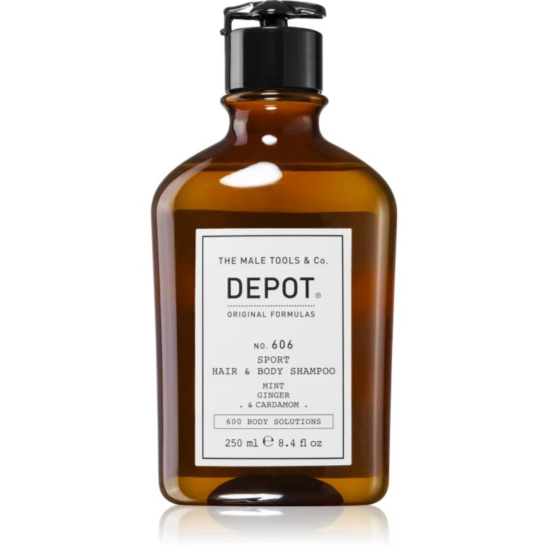 Depot 600 BODY SOLUTIONS NO. 606 SPORT HAIR & BODY sampon haj és test 250 ml
