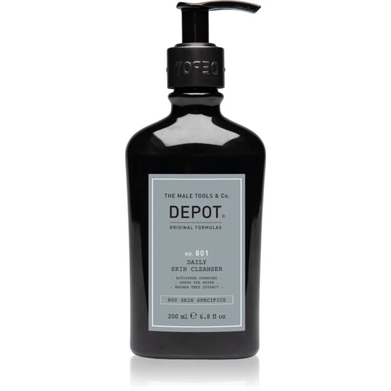 Depot 800 SKIN SPECIFICS NO. 801 DAILY SKIN CLEANSER tisztító gél minden bőrtípusra 200 ml