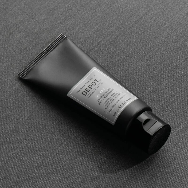 Depot 800 SKIN SPECIFICS NO. 802 EXFOLIATING SKIN CLEANSER hámlasztó tisztító gél uraknak 100 ml