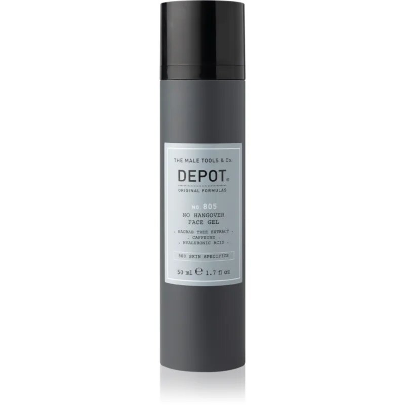 Depot 800 SKIN SPECIFICS NO. 805 NO HANGOVER FACE GEL hidratáló gél minden bőrtípusra 50 ml