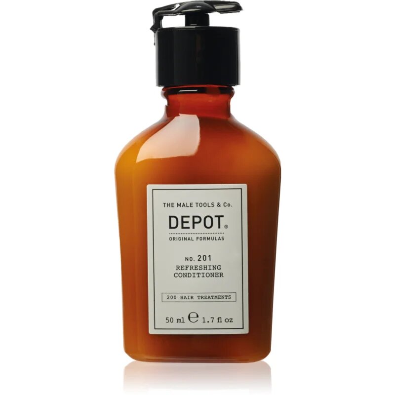 Depot No. 201 Refreshing Conditioner hidratáló kondicionáló a fénylő és selymes hajért 50 ml