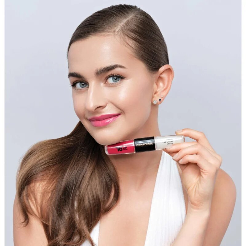 Dermacol 16H Lip Colour hosszan tartó rúzs és ajakfény árnyalat 01 Bella Aura 2x4 ml