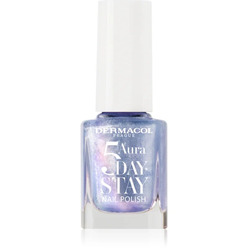 Dermacol 5 Day Stay Aura hosszantartó körömlakk gyöngyházfényű árnyalat 71 Ocean Mist 11 ml