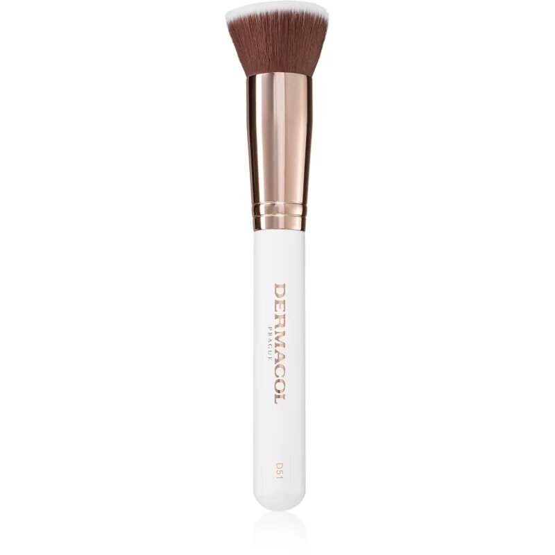 Dermacol Accessories Master Brush by PetraLovelyHair ecset a folyékony make-up-ra D51 Rose Gold 1 db