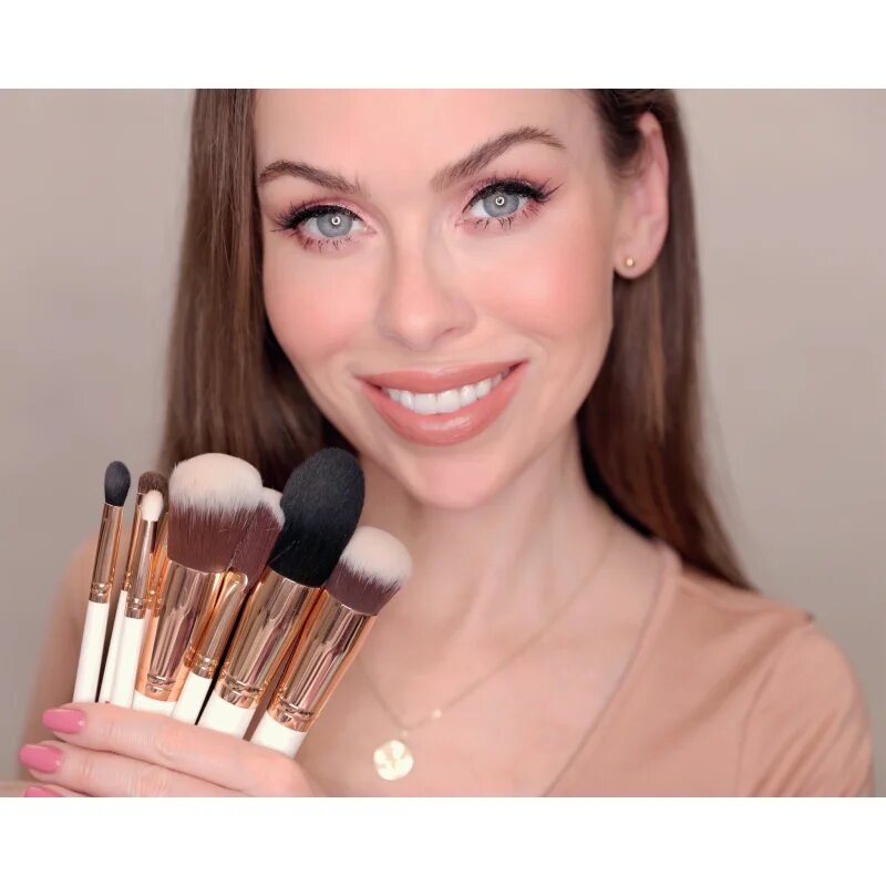 Dermacol Accessories Master Brush by PetraLovelyHair rúzsecset típus D60 Rose Gold 1 db