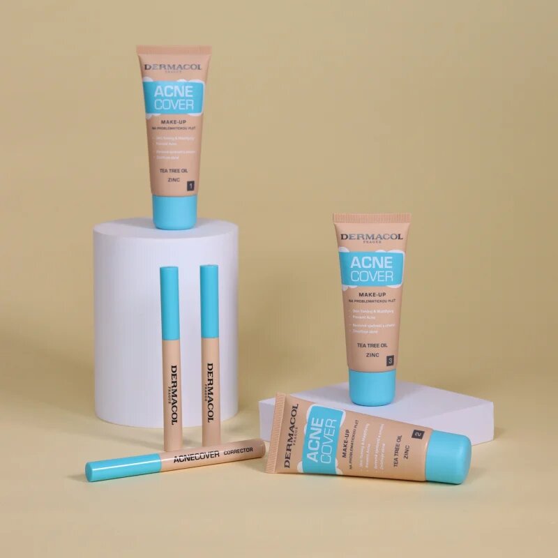 Dermacol Acne Cover nyugtató make-up teafaolajjal árnyalat No. 2 30 ml