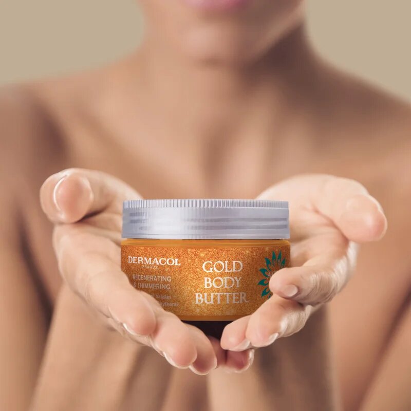 Dermacol After Sun regeneráló testkrém csillámporral 200 g