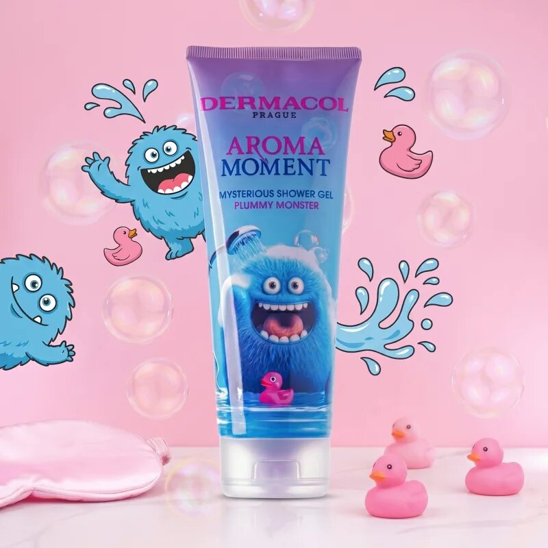 Dermacol Aroma Moment Plummy Monster habfürdő gyermekeknek illatok Plum 500 ml
