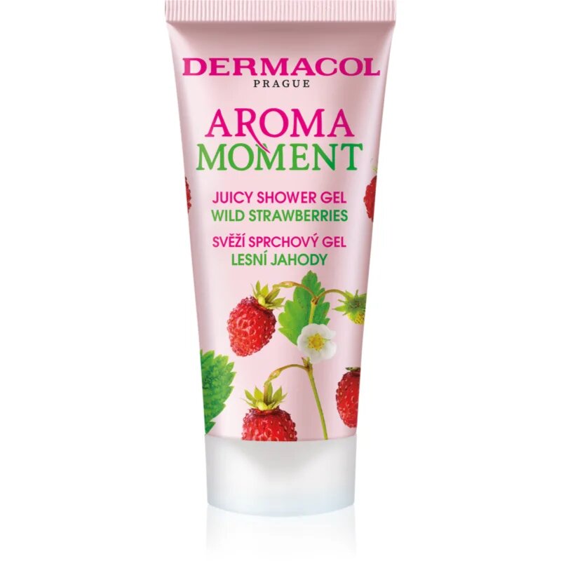 Dermacol Aroma Moment Wild Strawberries friss tusfürdő gél 30 ml