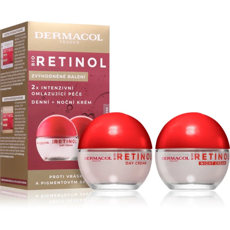Dermacol Bio Retinol nappali és éjszakai krém dupla csomagolás