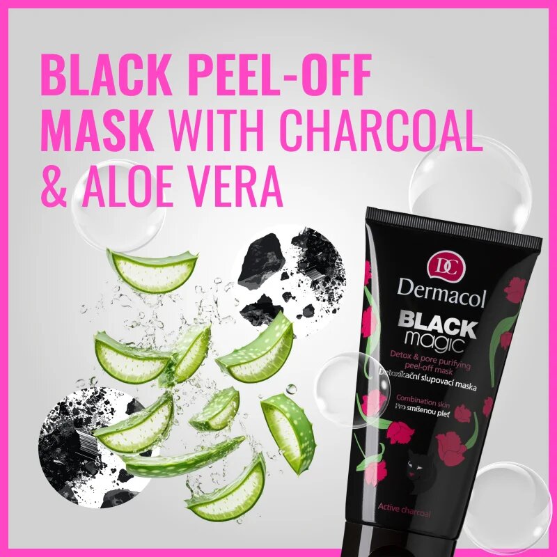 Dermacol Black Magic detoxikáló és pórusösszehúzó lehúzható maszk 150 ml