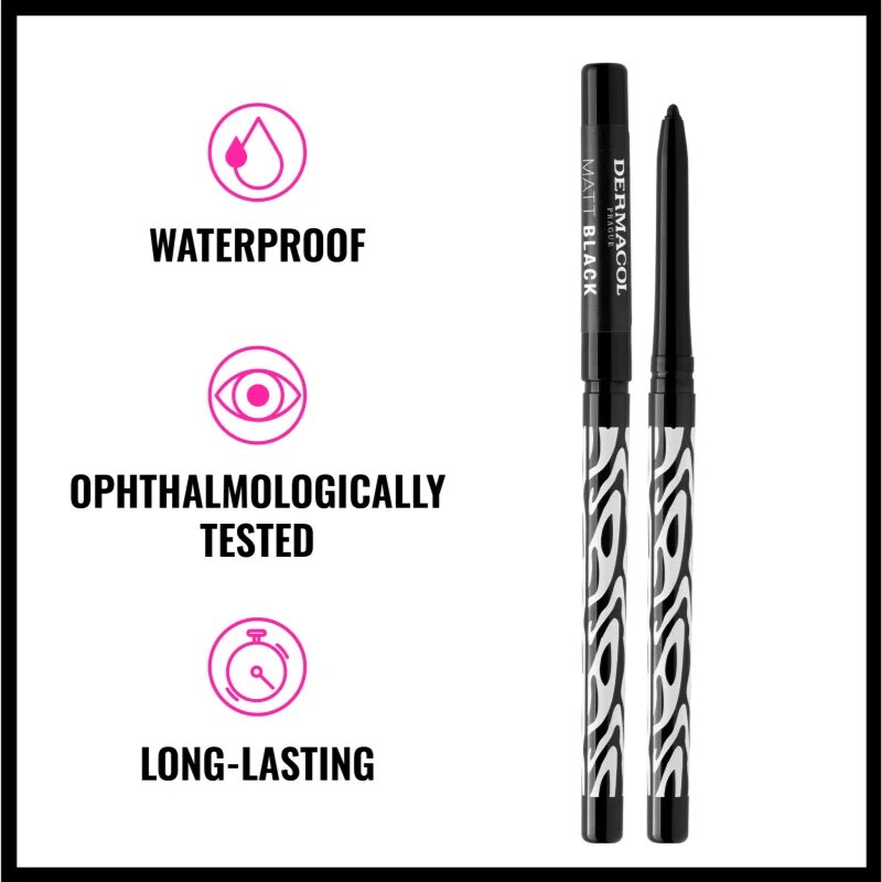 Dermacol Black Sensation Matt Black szemceruza black 0.35 g