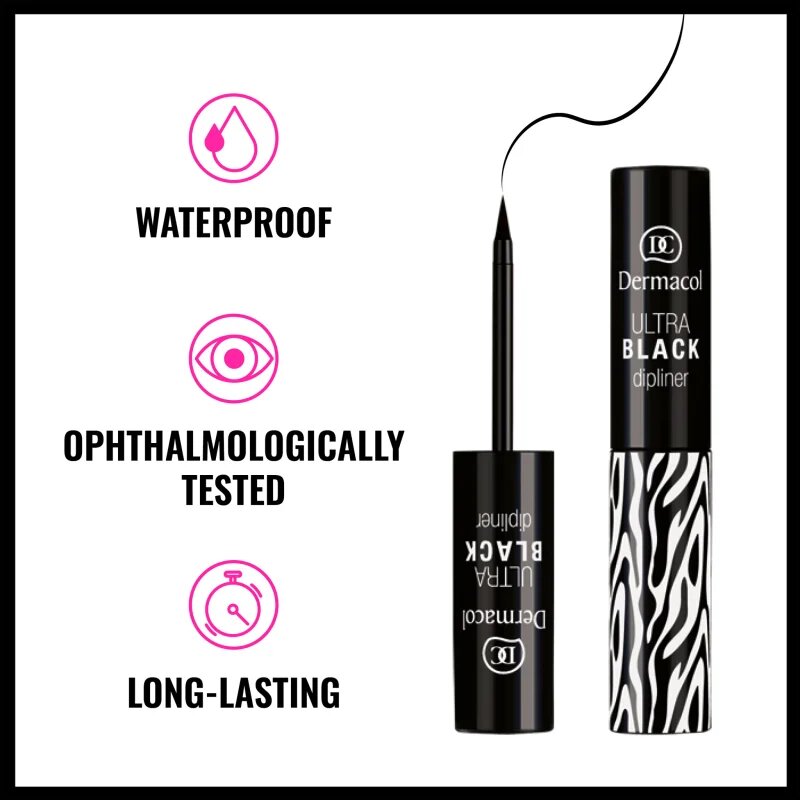 Dermacol Black Sensation Ultra Black szemhéjtus árnyalat Black 2.8 ml
