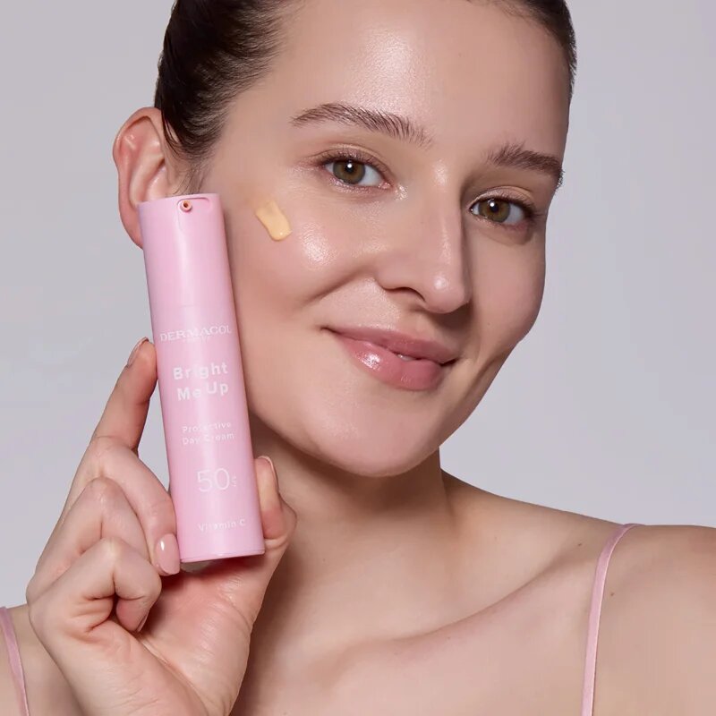 Dermacol Bright Me Up Protective Day Cream nappali védőkrém C vitamin SPF 50 50 ml