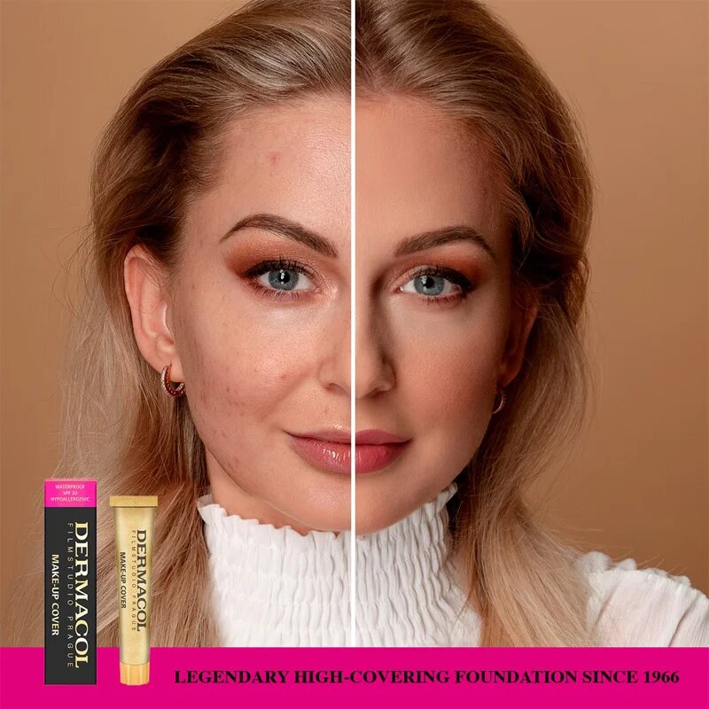 Dermacol Cover Mini rendkívül jól fedő alapozó SPF 30 – mini teszter árnyalat 207 4 g
