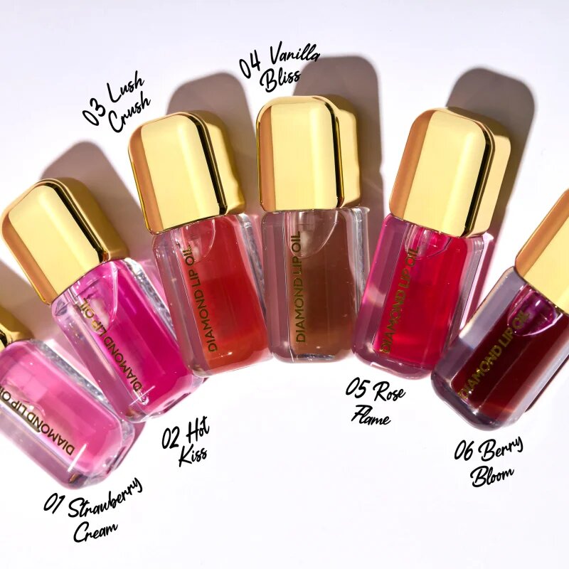 Dermacol Diamond Lip Oil tonizáló olaj az ajkakra nagyobbító hatás árnyalat 06 Berry Bloom 4 ml