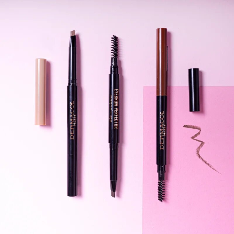 Dermacol Eyebrow Perfector automatikus szemöldökceruza kefével árnyalat 01 3 g